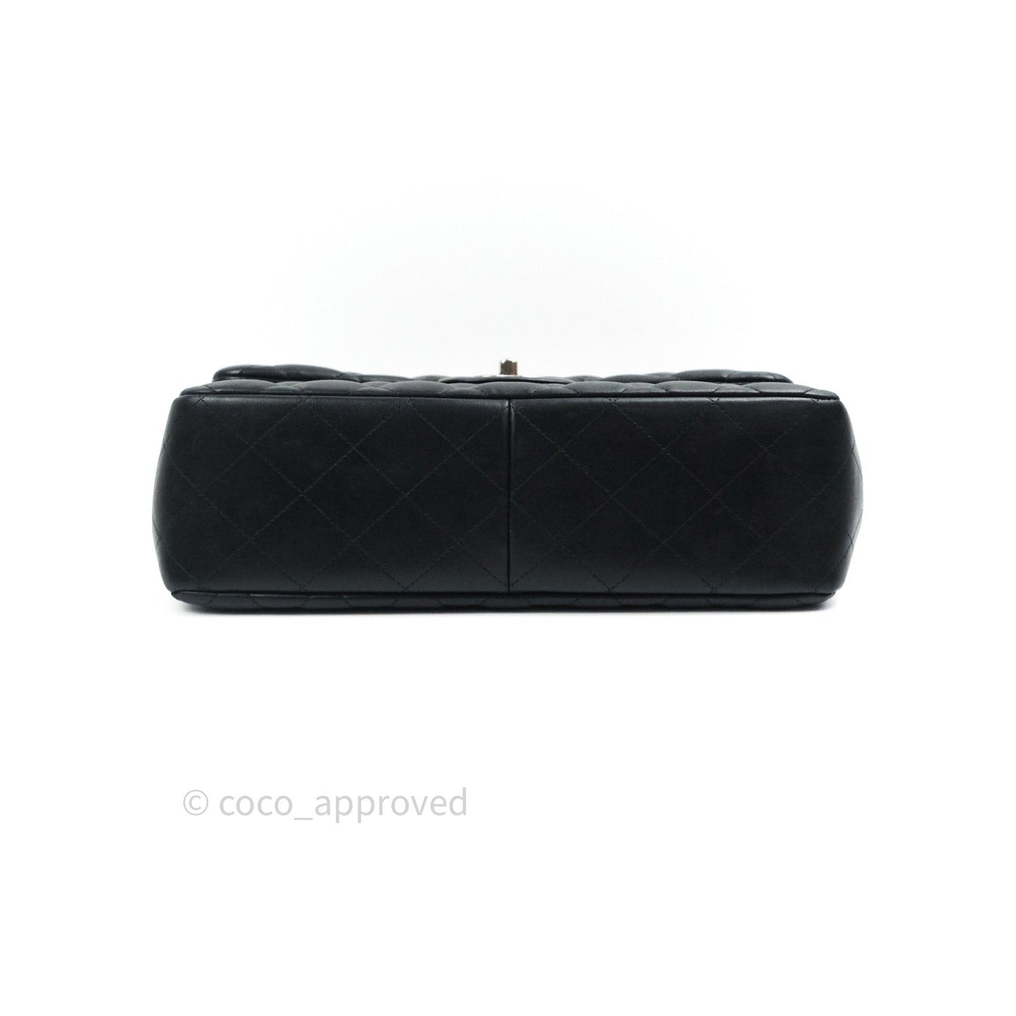 Chanel Jumbo Double Flap Black Lambskin Silver Hardware⁣⁣