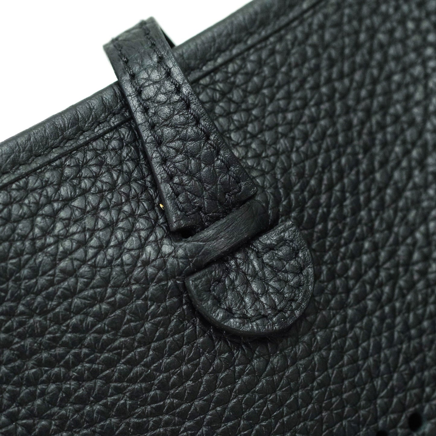 Hermès Clemence Evelyne TPM Black Gold Hardware