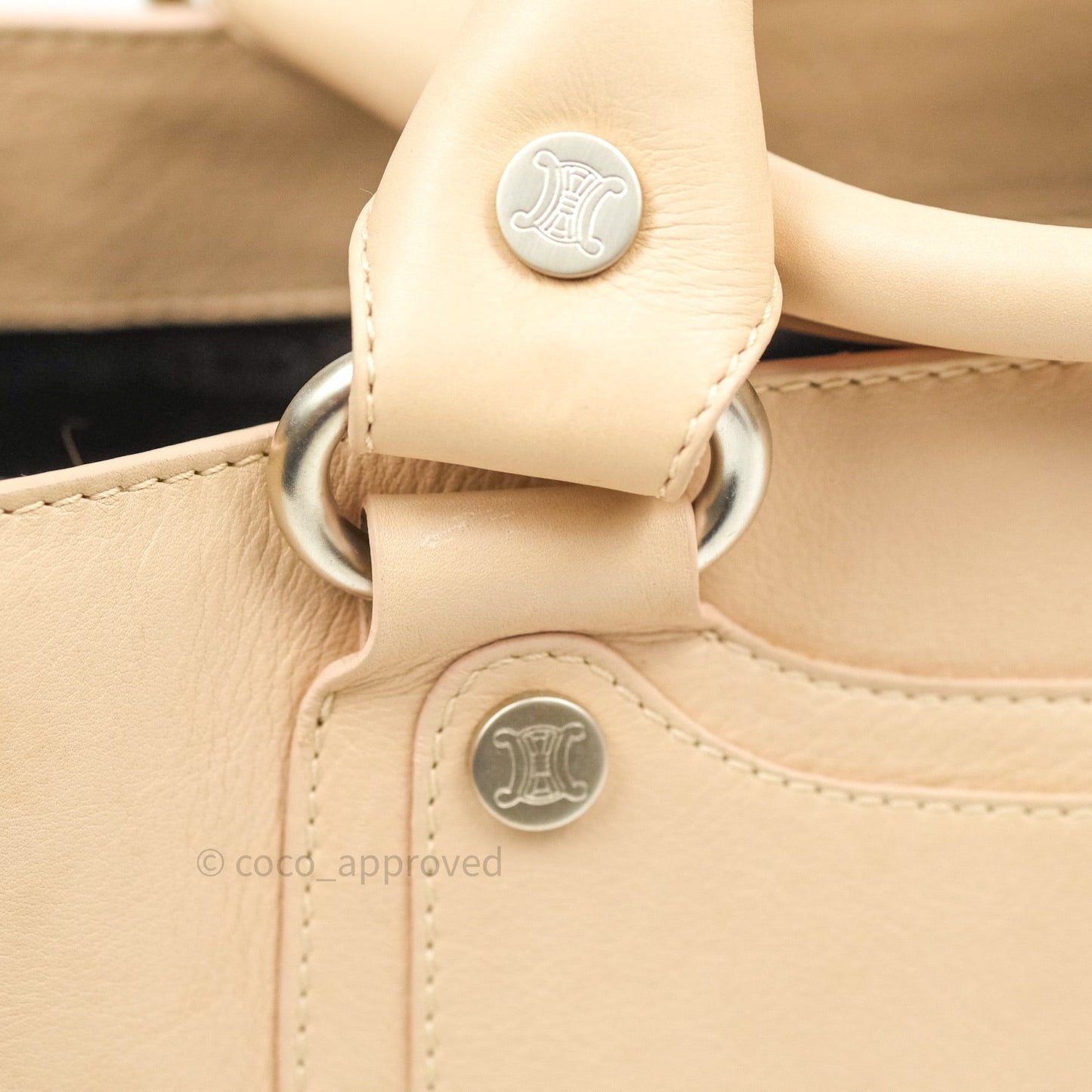 Céline Cream Boogie Handbag Vintage