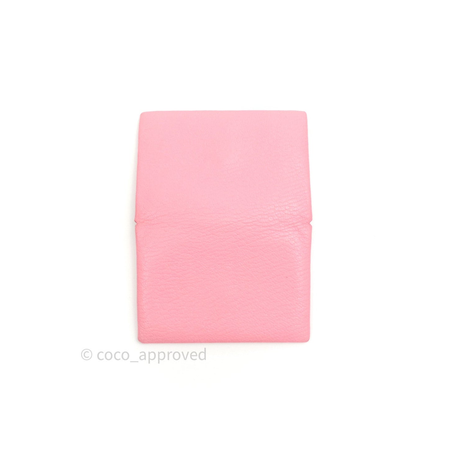 Hermès Bastia Coin Purse Rose Confetti and Brique Chèvre Mysore Leather