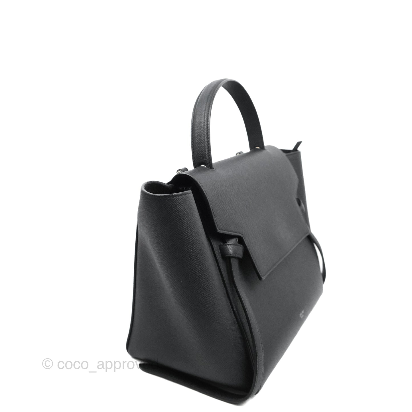 Celine Mini Belt Bag Dark Navy Grained Calfskin Silver Hardware