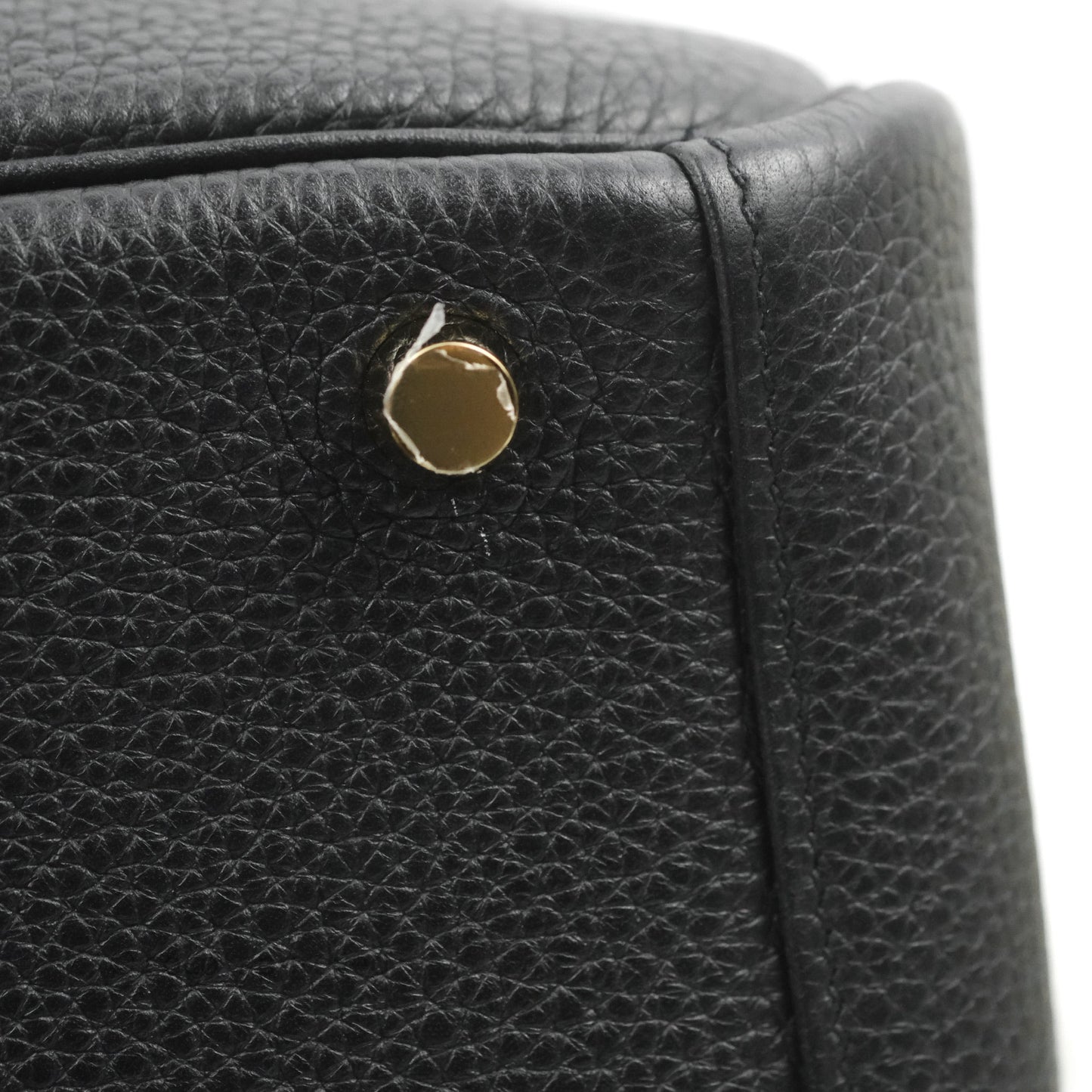 Hermès Lindy 26 Black Clemence Gold Hardware
