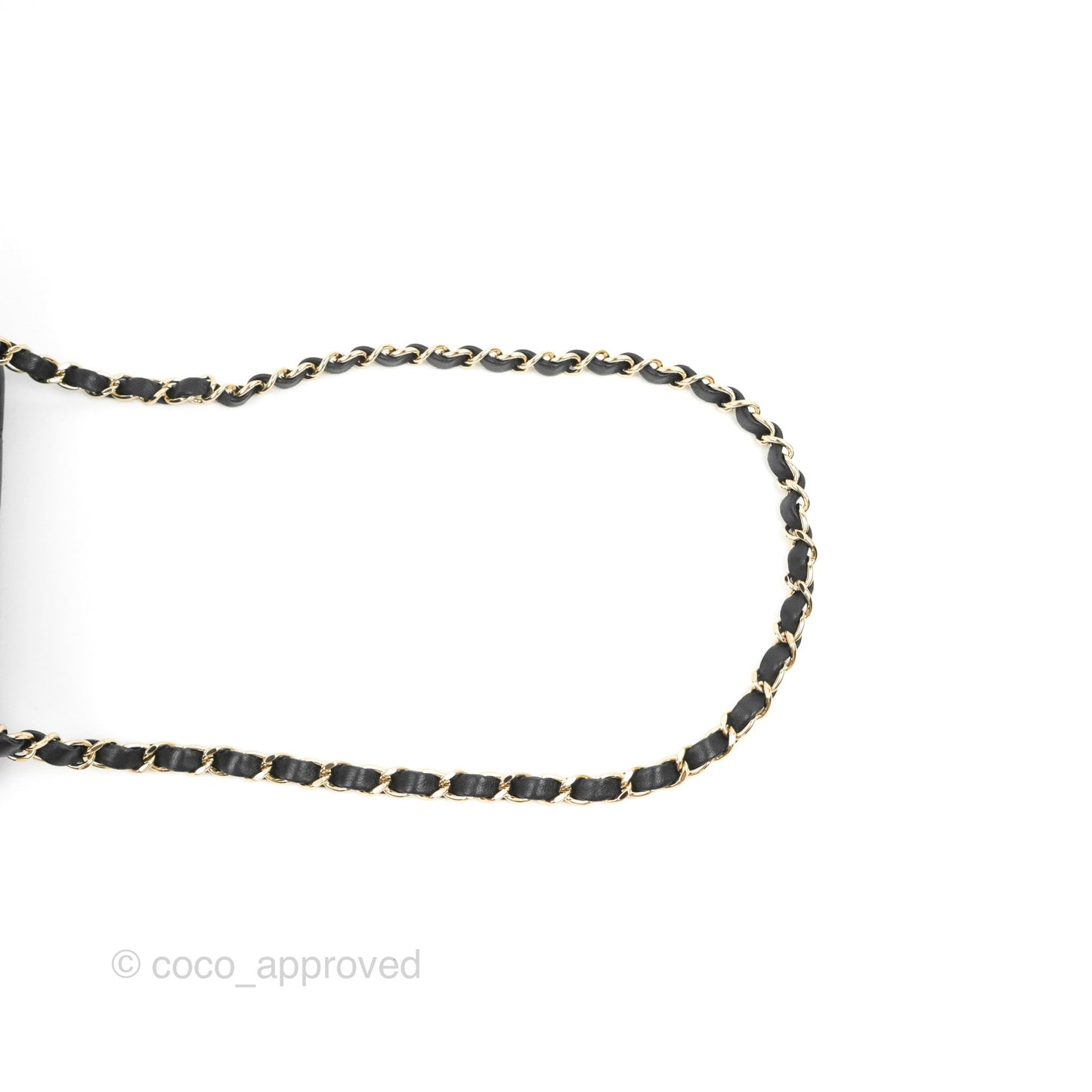 Chanel Mini Square Black Lambskin Gold Hardware