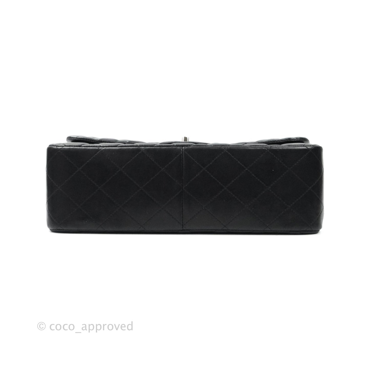 Chanel Jumbo Double Flap Black Lambskin Silver Hardware⁣⁣