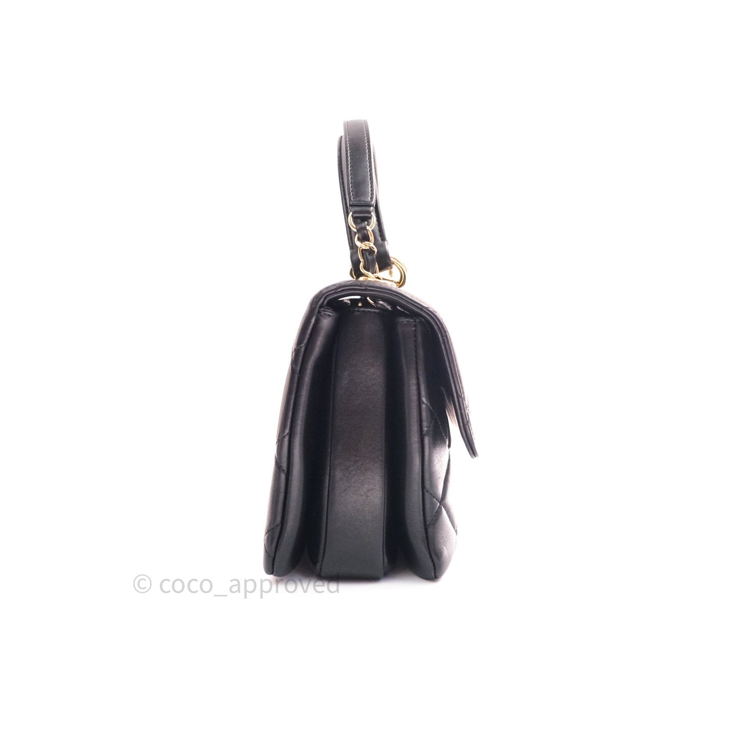 Chanel Trendy CC Small Black Lambskin Gold Hardware