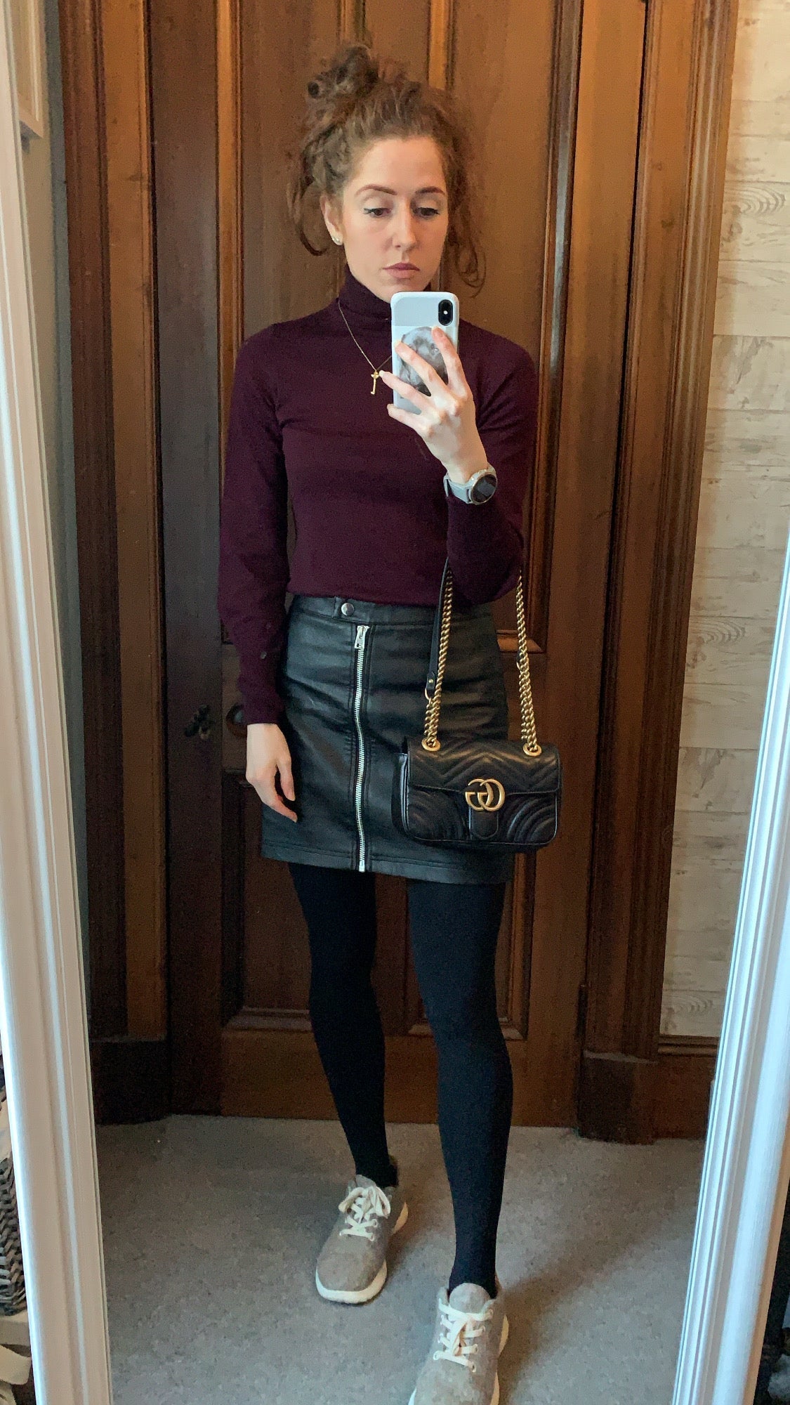 Luxury Gucci GG Black Marmont Mini Shoulder Bag