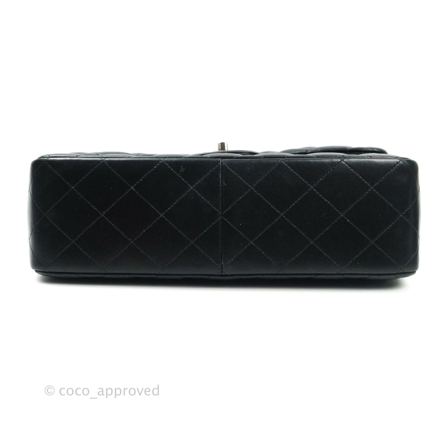 Chanel Jumbo Double Flap Black Lambskin Silver Hardware⁣⁣