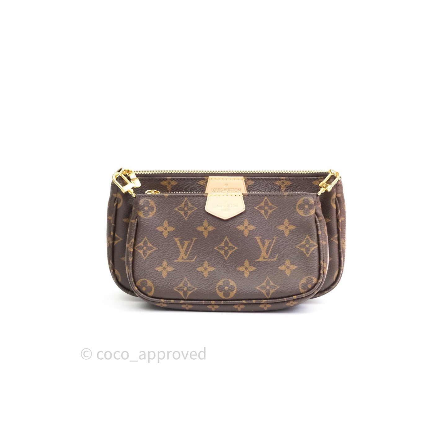 Louis Vuitton Multi Pochette Accessories Monogram Khaki