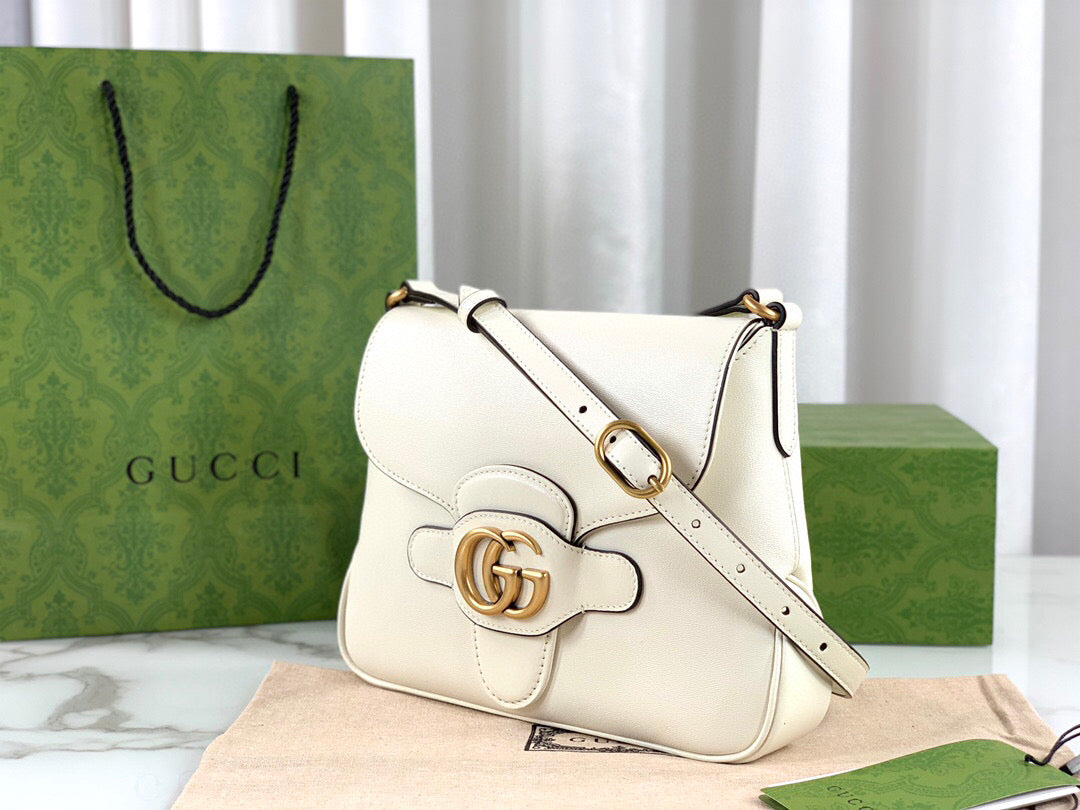 Luxury Gucci Small Messenger Bag With Double G