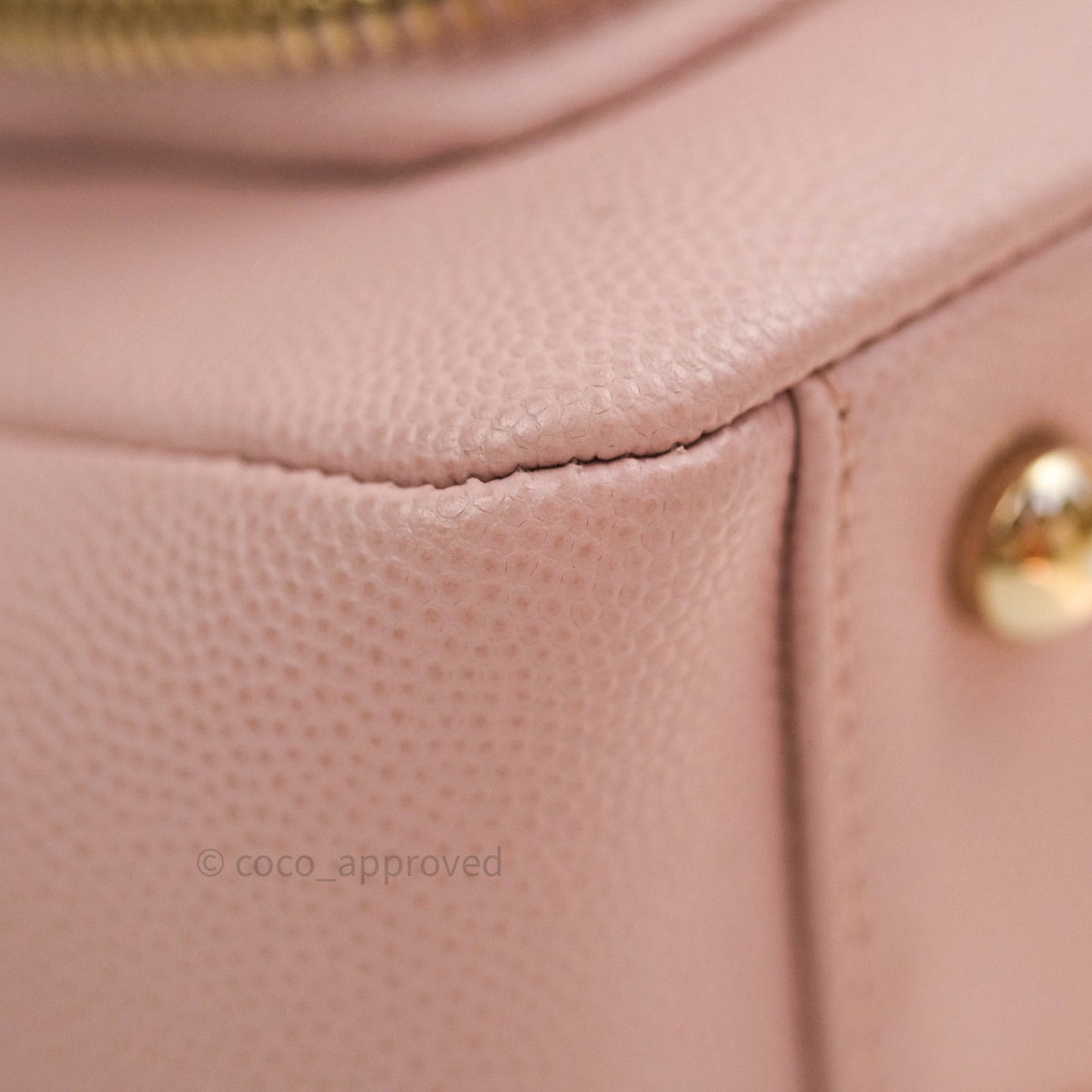 Chanel Quilted Medium Business Affinity Flap Light Pink Light Gold Hardware