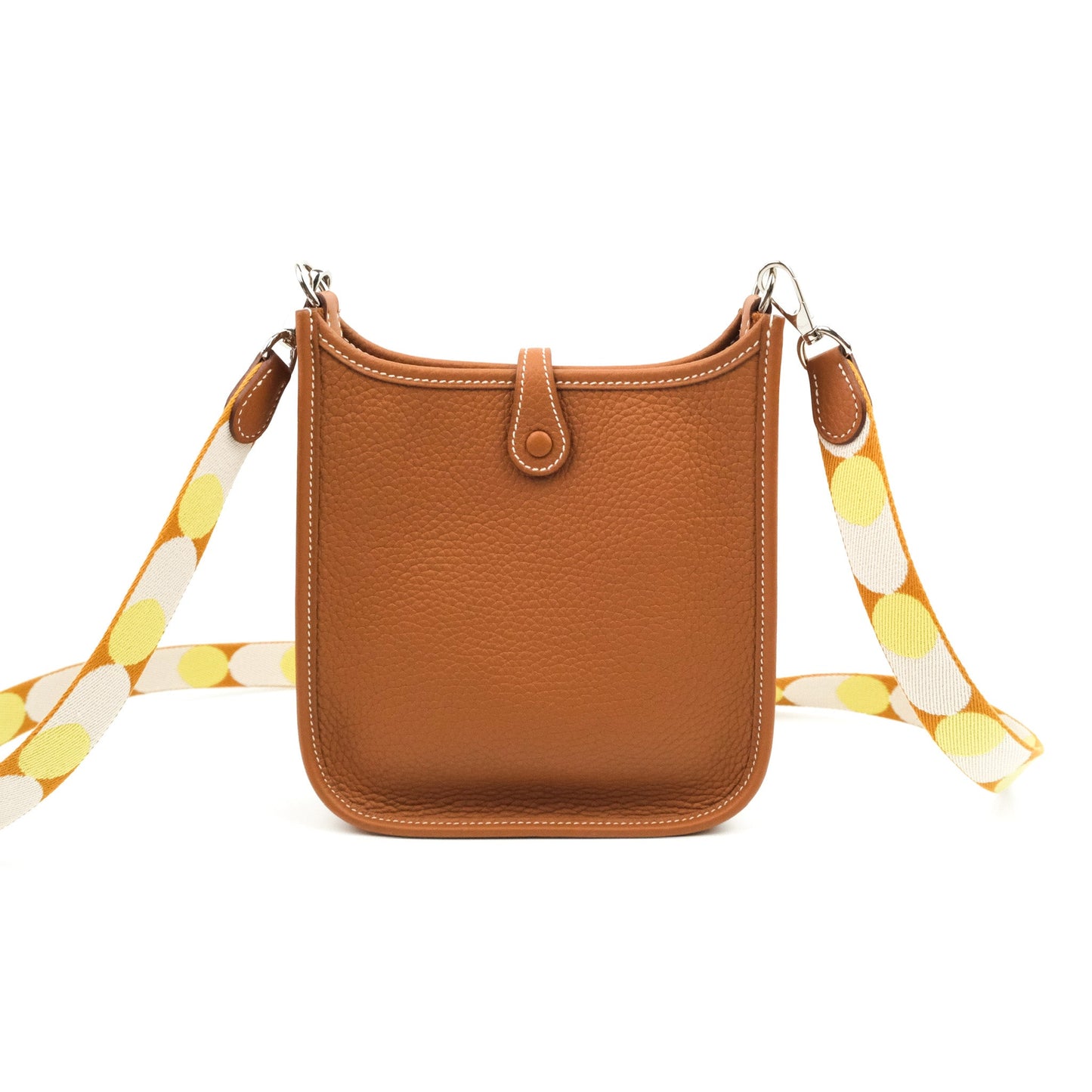 Hermès Mini Evelyne 16 Gold Clemence Palladium Hardware
