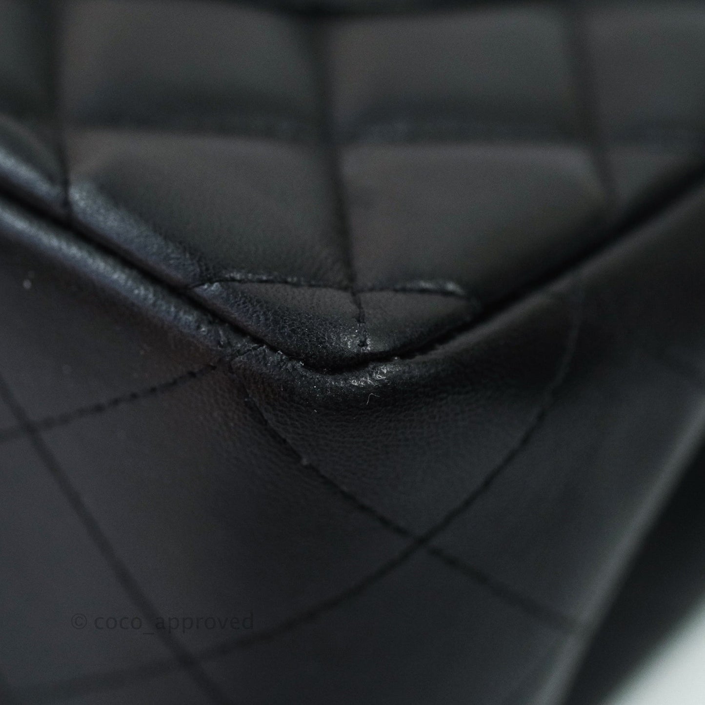 Chanel Jumbo Double Flap Black Lambskin Silver Hardware⁣⁣