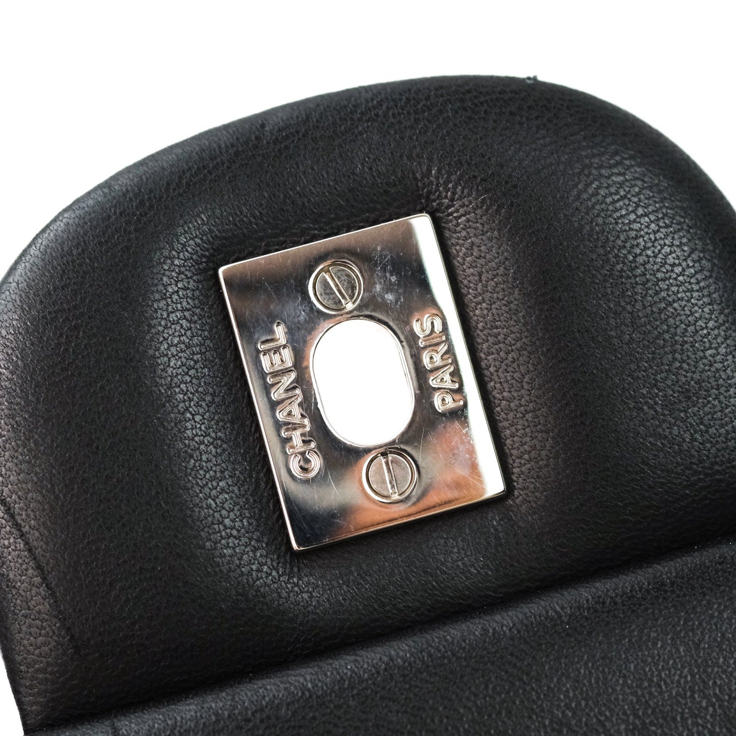 Chanel Jumbo Double Flap Black Lambskin Silver Hardware⁣⁣