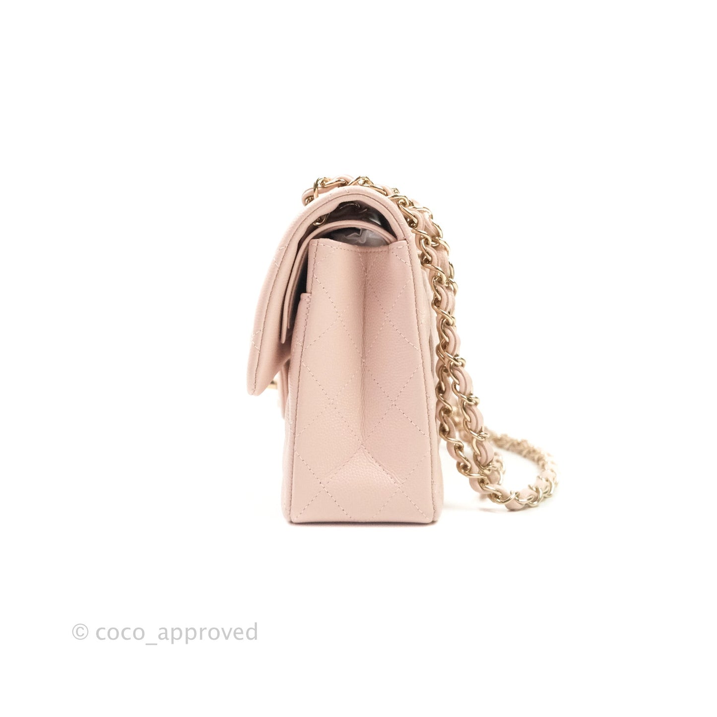 Chanel Classic Small S/M Flap Pink Caviar Gold Hardware