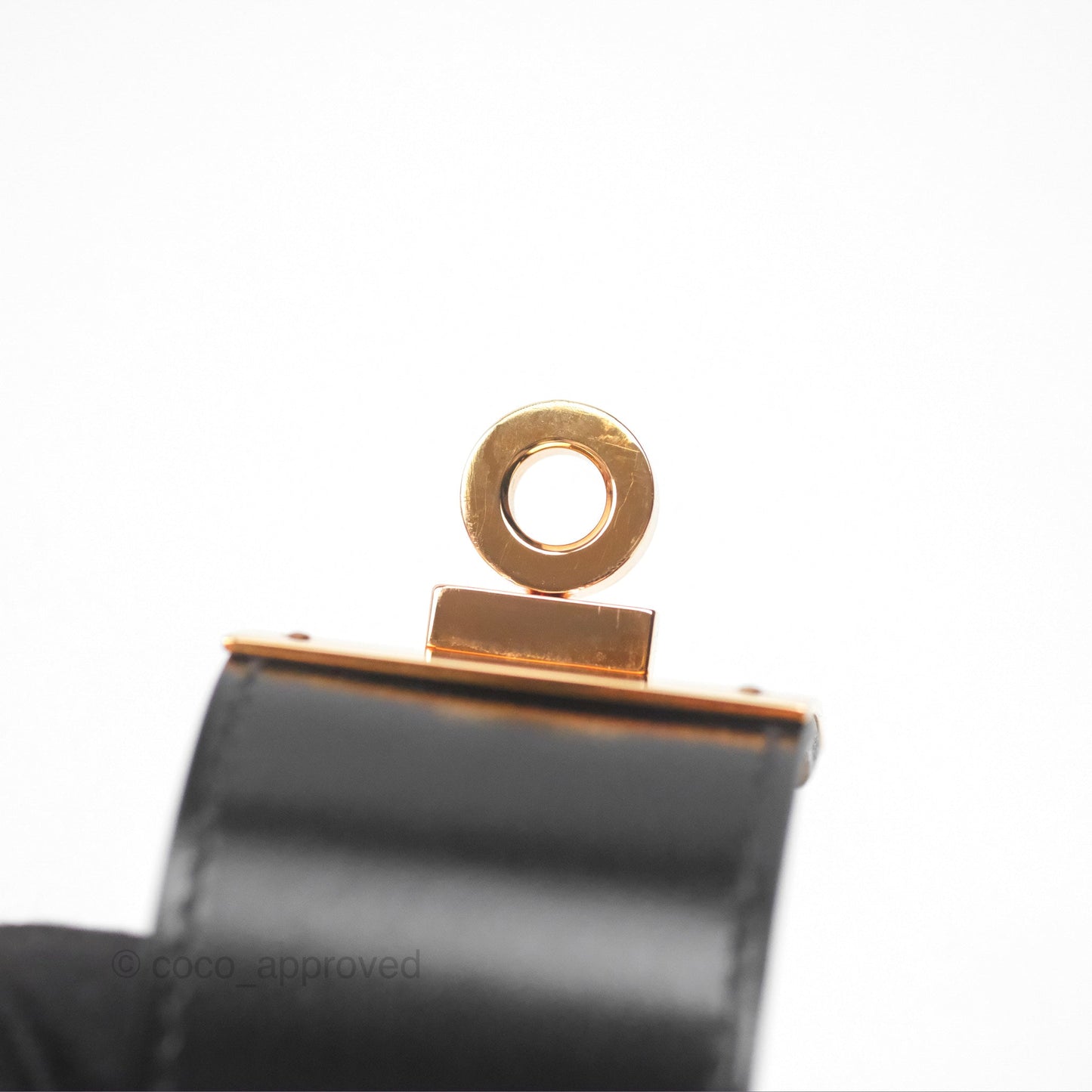 Hermès Kelly Dog Bracelet Noir Gold Hardware