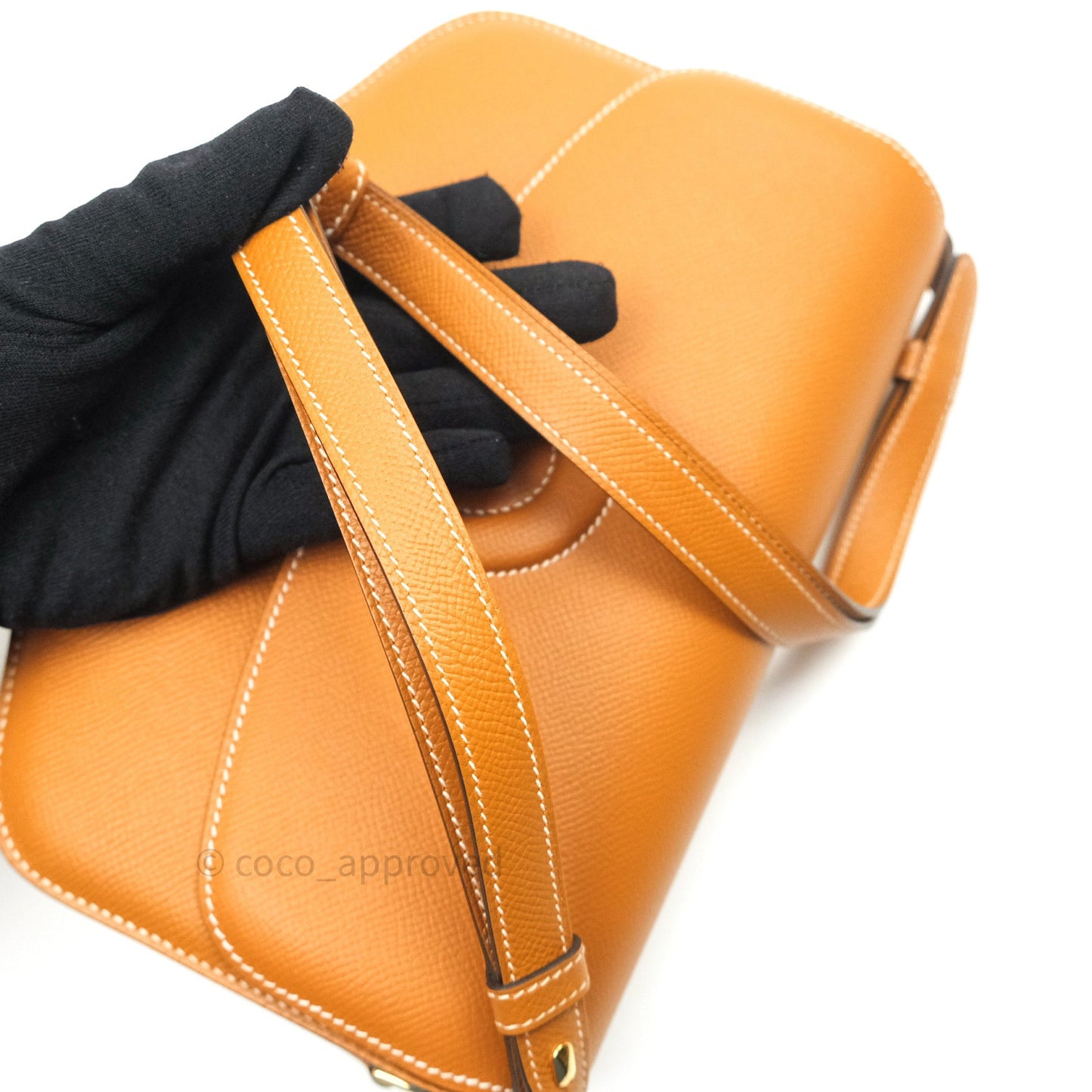 Hermès Cherche-Midi 25 Gold Gold Hardware