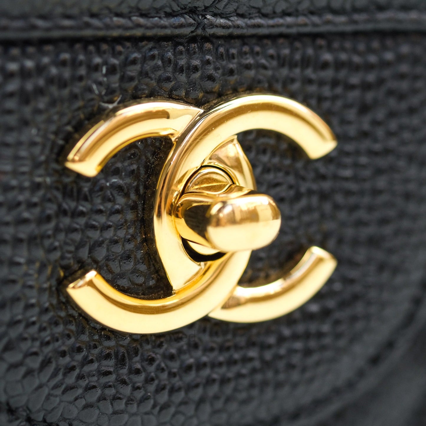 Chanel Classic Jumbo Double Flap Black Caviar Gold Hardware⁣⁣