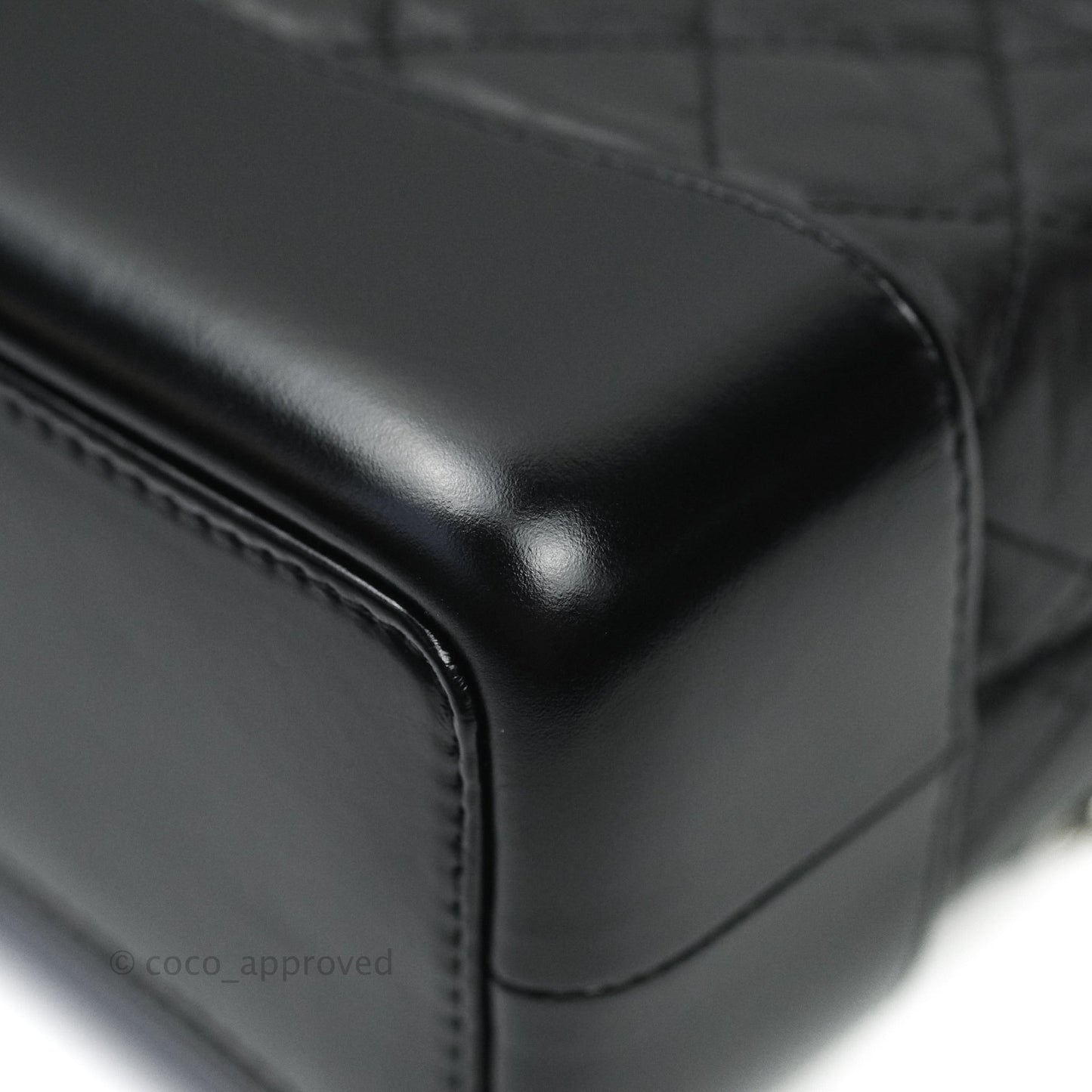 Chanel Gabrielle Backpack Black Aged Calfskin Small Black