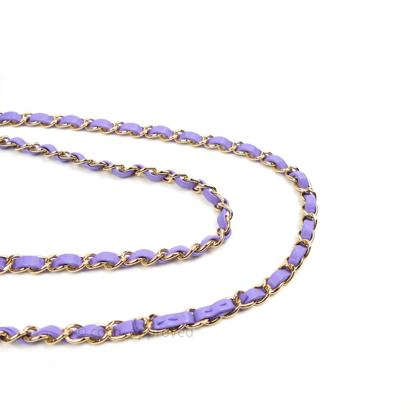 Chanel Classic Small S/M Flap Purple Lambskin Light Gold Hardware