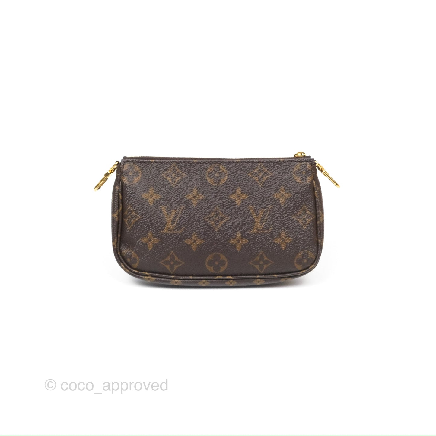 Louis Vuitton Multi Pochette Accessories Khaki Monogram Canvas