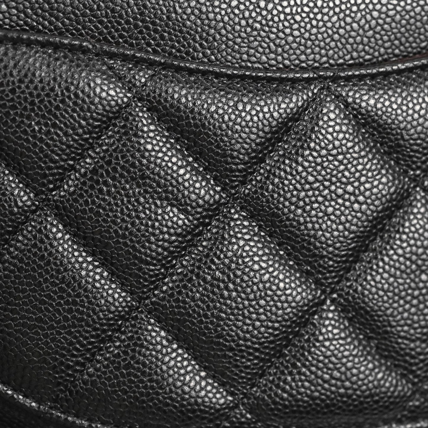Chanel Quilted Business Affinity Backpack Black Caviar Gold Hardware