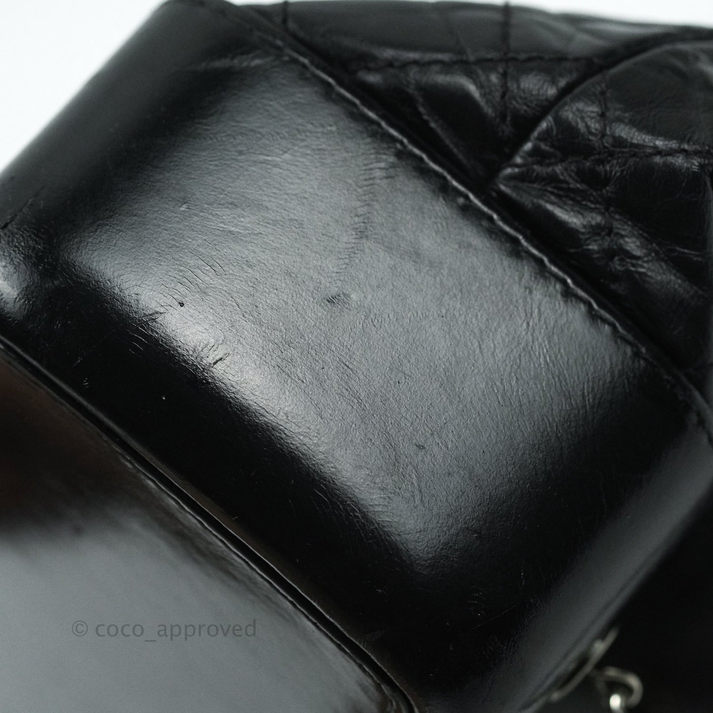 Chanel Gabrielle Backpack Black Aged Calfskin Small Black