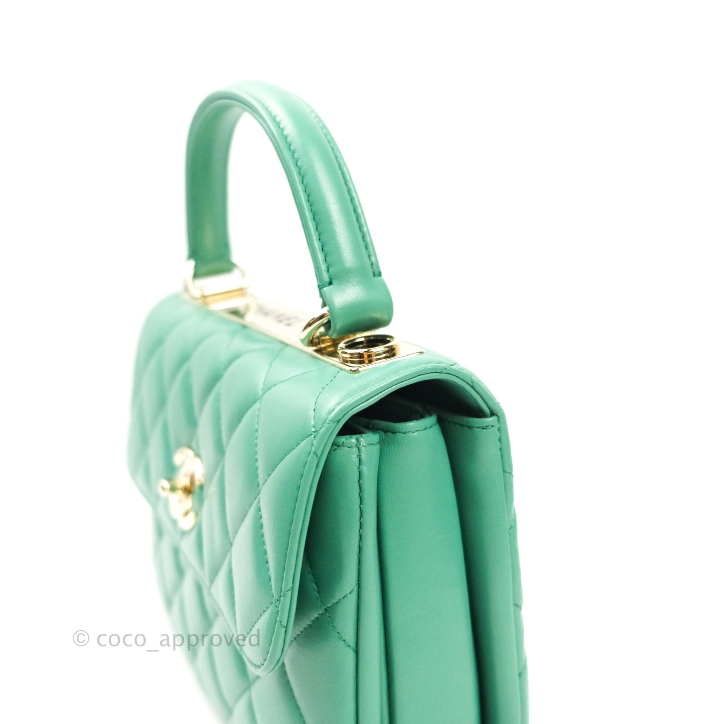 Chanel Trendy CC Small Mint Green Lambskin Gold Hardware