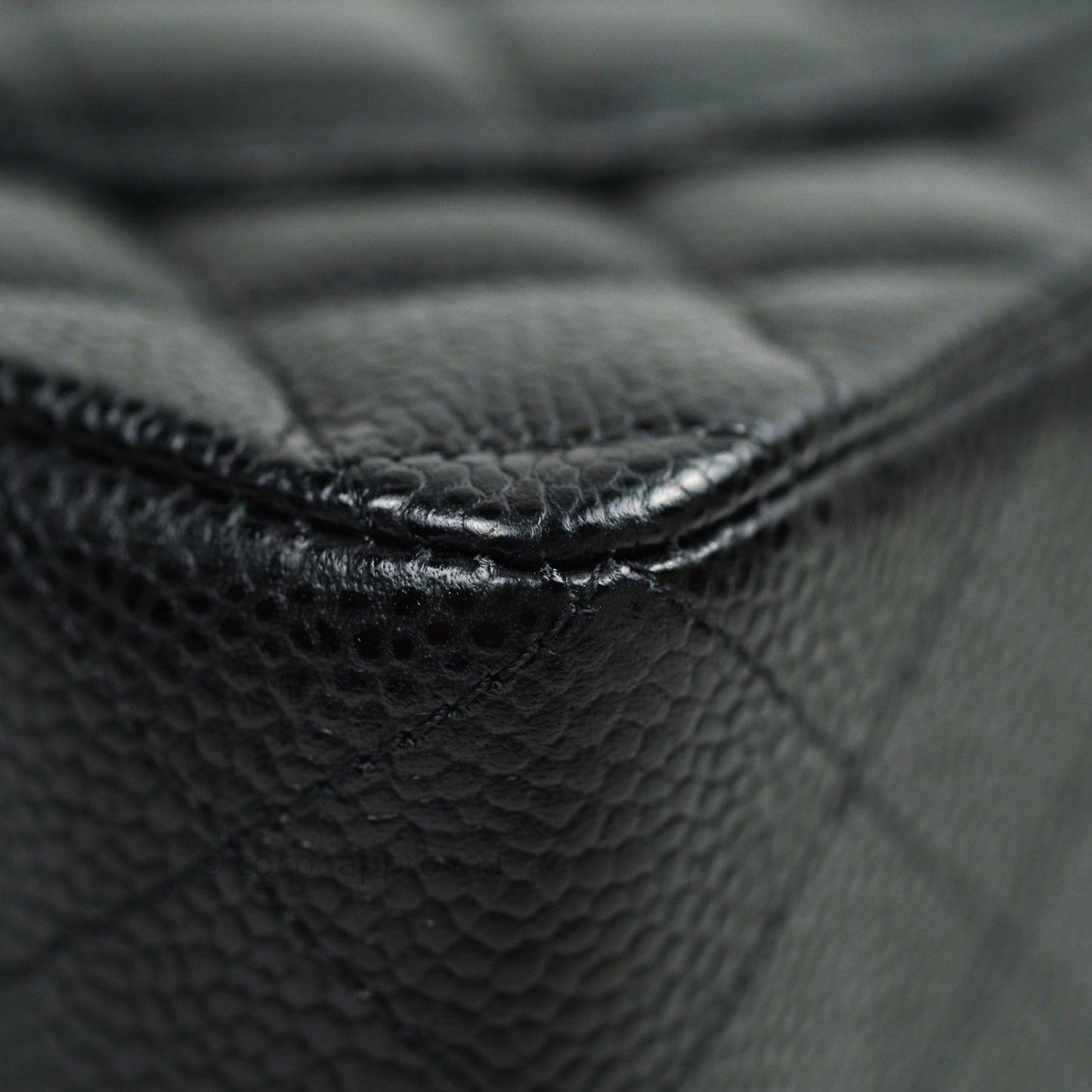 Chanel Classic Small S/M Flap Black Caviar Silver Hardware