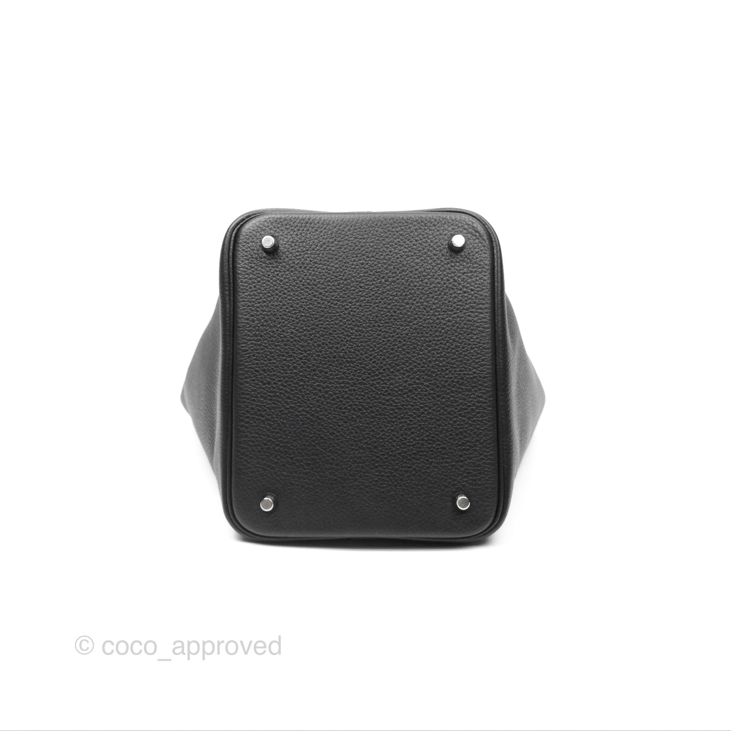Hermès Picotin 22 Black Noir 89 Clemence Palladium Hardware