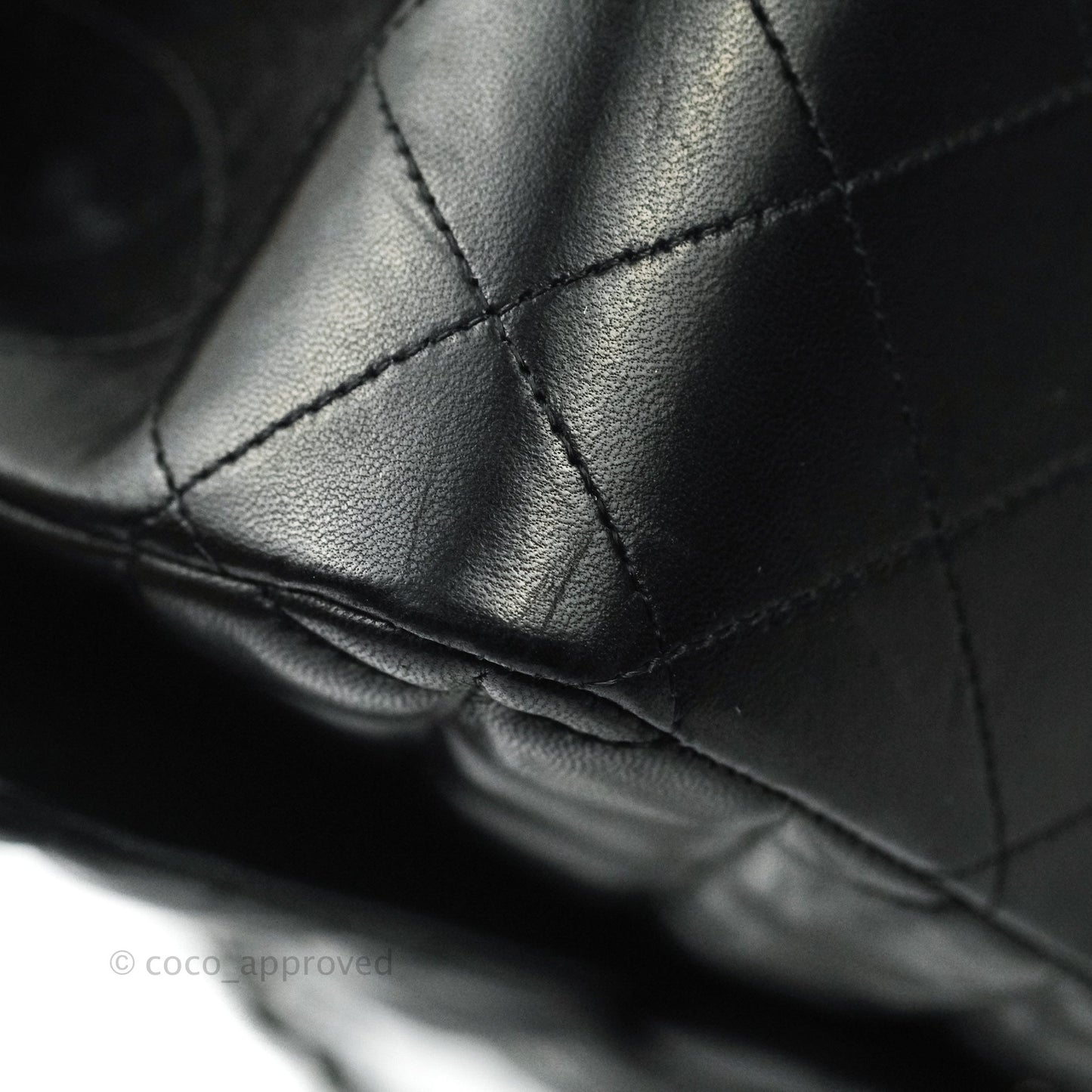 Chanel Jumbo Double Flap Black Lambskin Silver Hardware⁣⁣