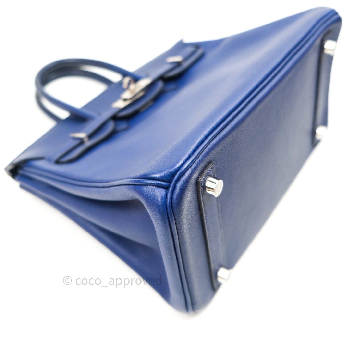 Hermès Birkin 25 Bleu Sapphir Swift Palladium Hardware