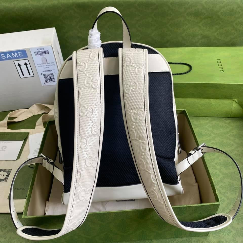 Luxury Gucci GG Embossed Backpack