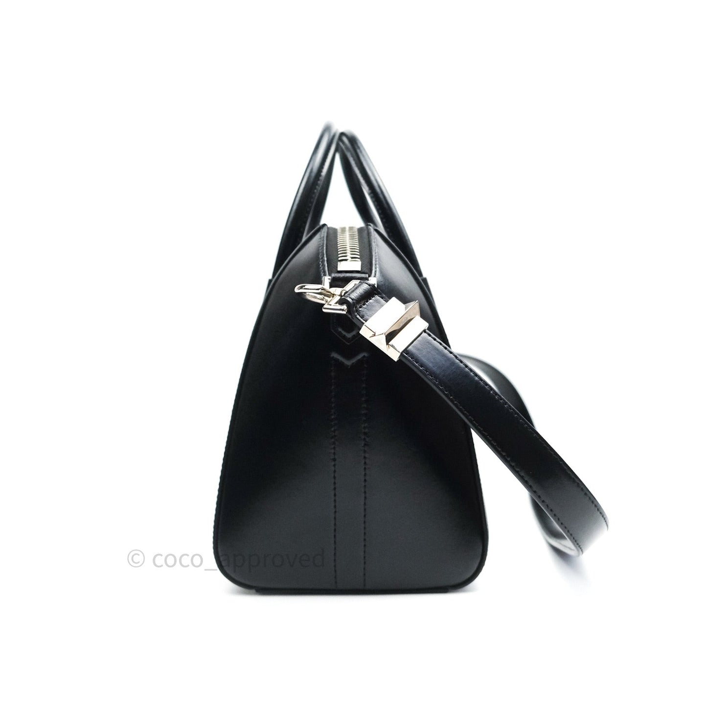 Givenchy Antigona Small Black Calfskin Silver Hardware