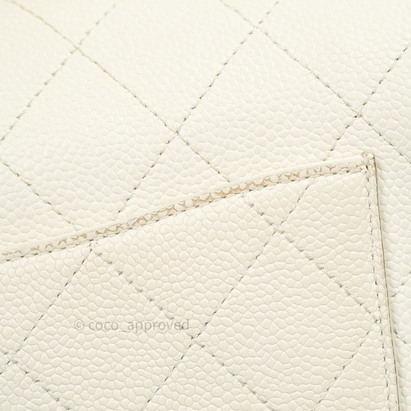 Chanel Chic Affinity Medium Grained Calfskin White Gold Hardware