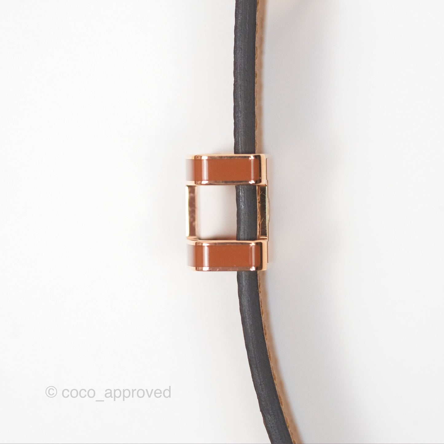 Hermes Pop H 15 Belt Gold Epsom Rose Gold Hardware