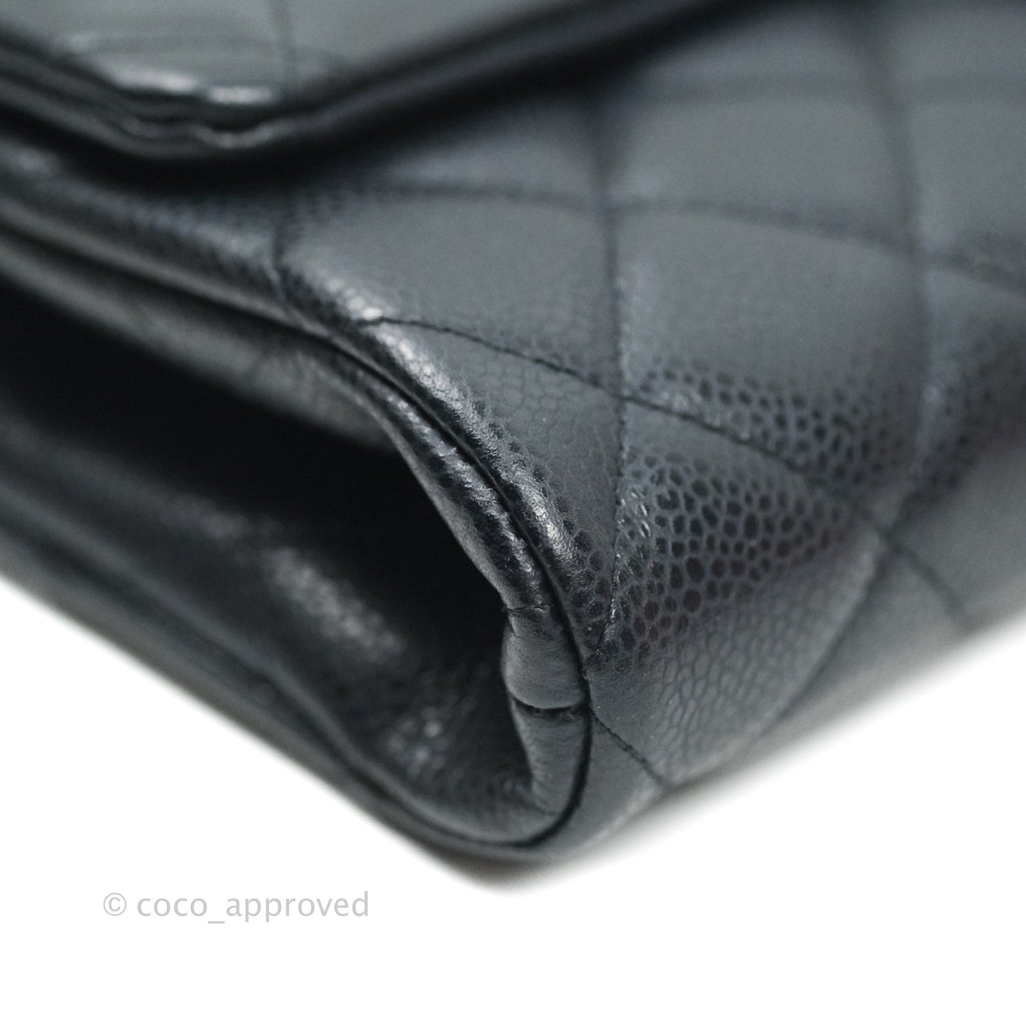 Chanel Quilted Clutch with Chain Dark Navy Ruthenium Hardware