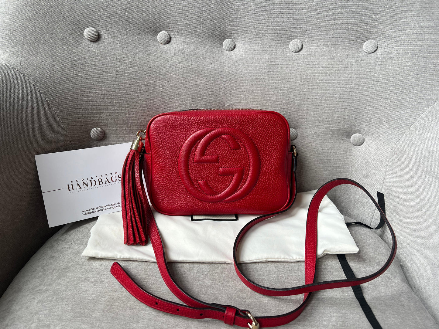 Luxury Gucci Red Soho Disco