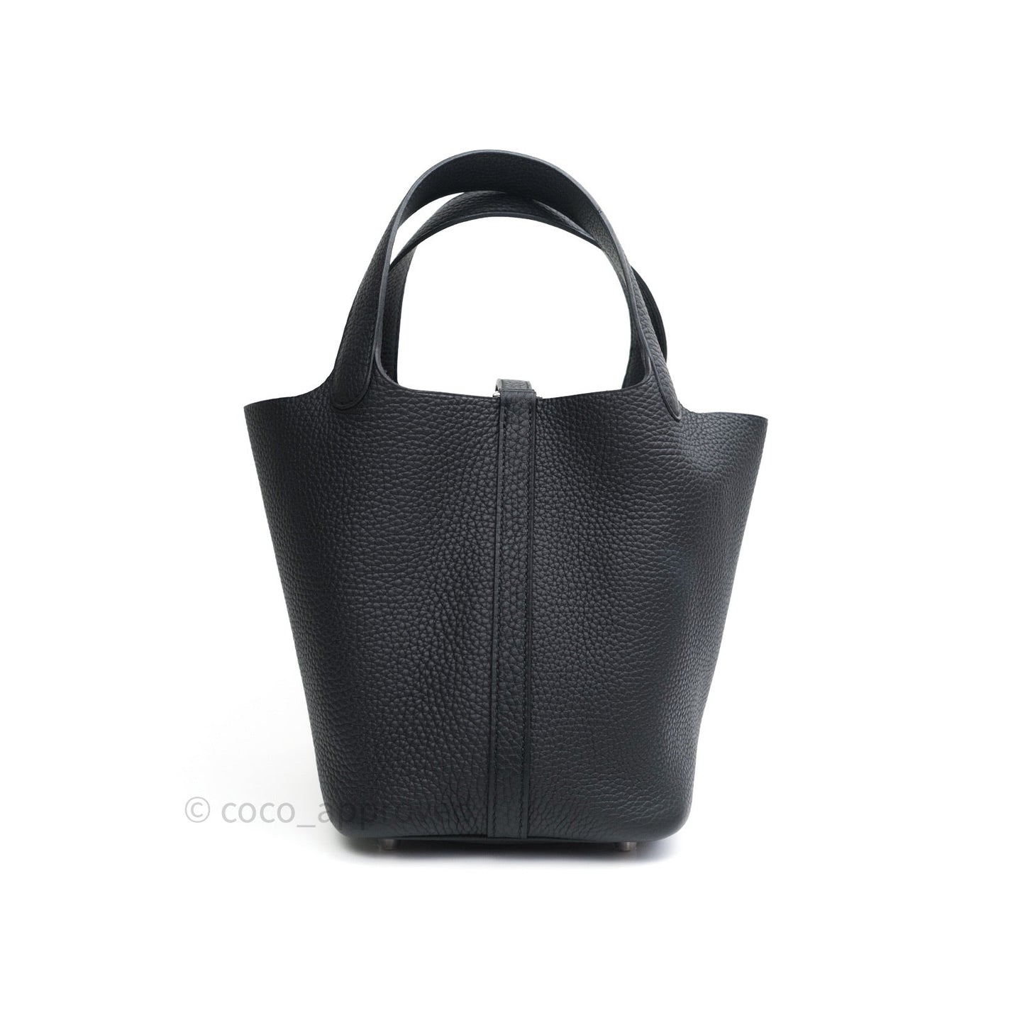 Hermès Taurillon Clemence Picotin Lock 18 PM Black Palladium Hardware