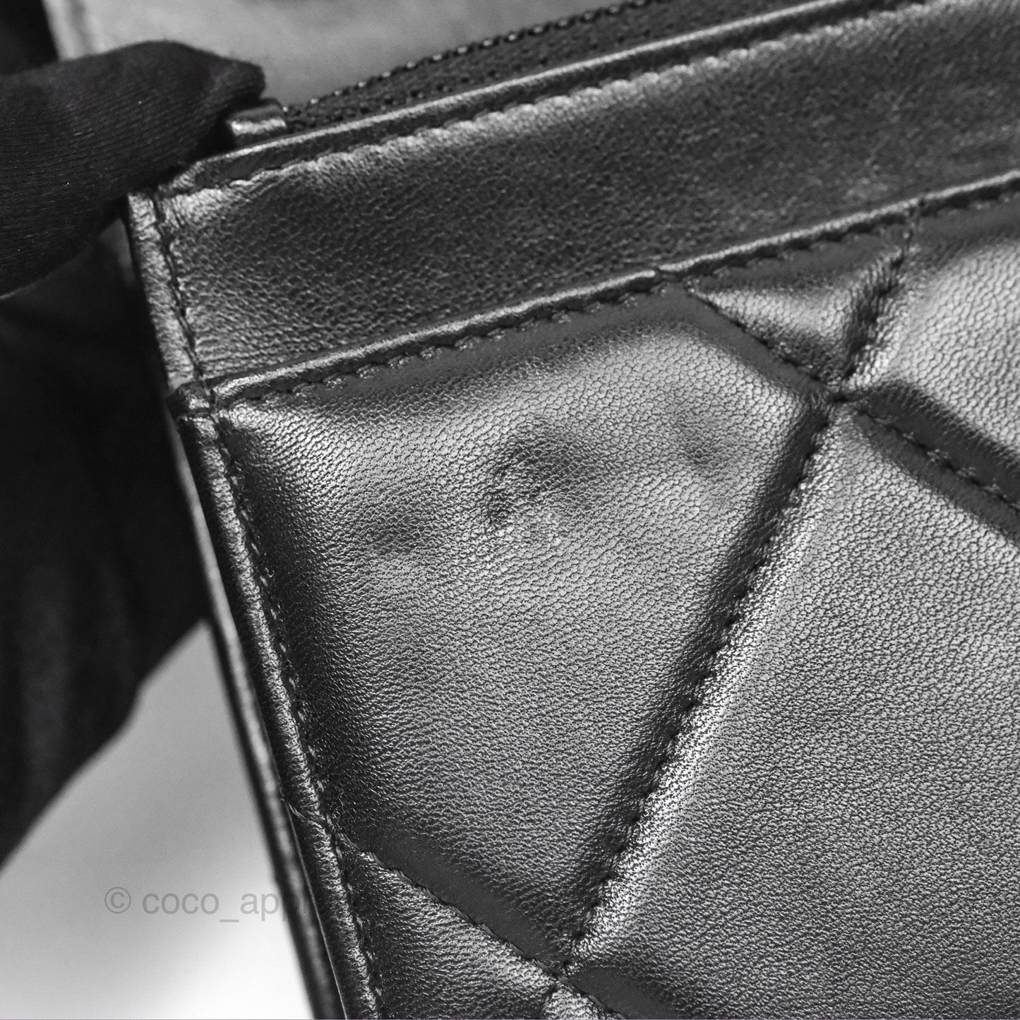 Chanel 19 Wallet on Chain WOC Black Mixed Hardware