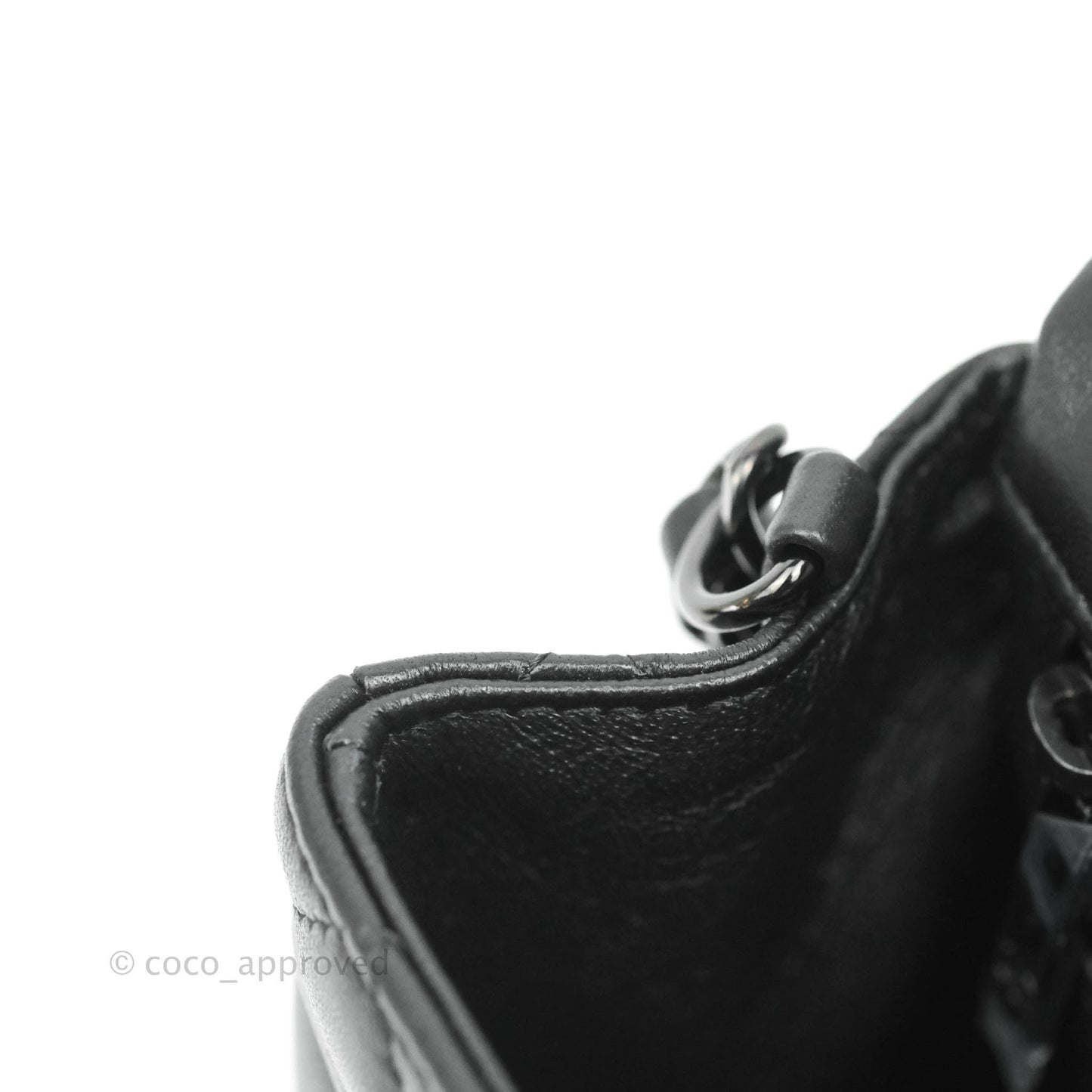 Chanel Quilted Mini Rectangular So Black Lambskin