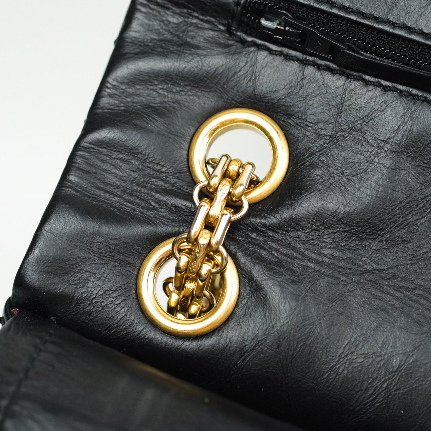 Chanel Reissue Quilted Aged Calfskin Black Gold Hardware 226