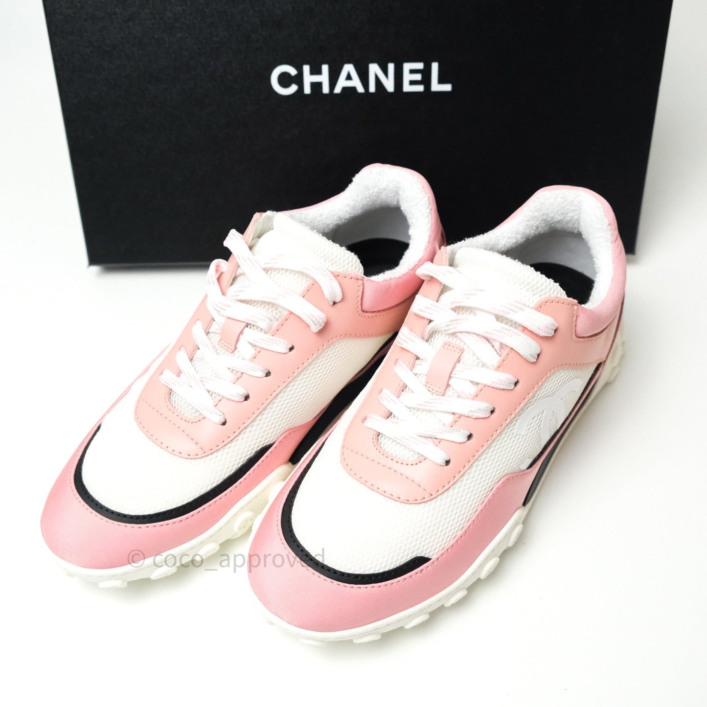 Chanel CC Trainers Pink 38