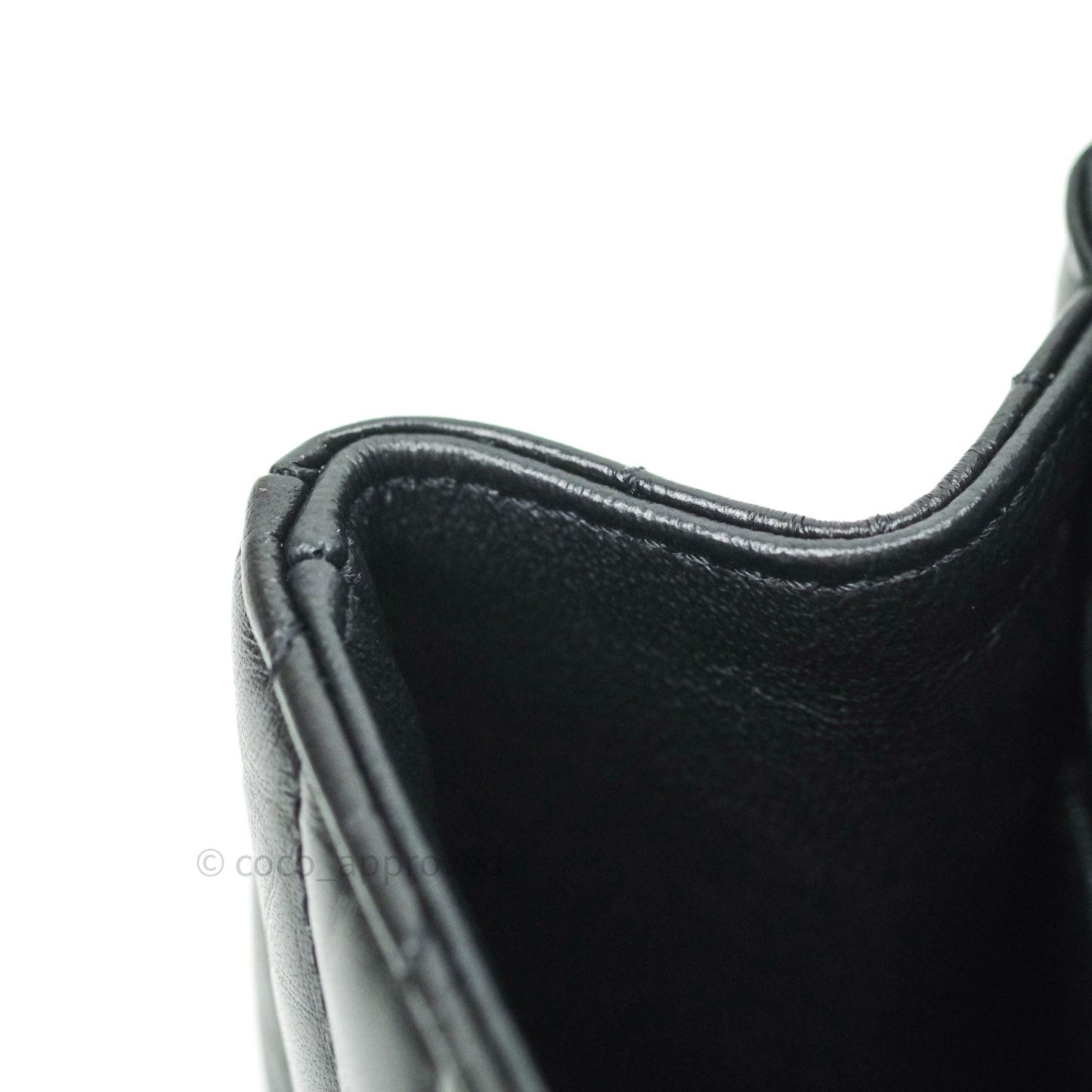 Chanel Mini Reissue 224 So Black Chevron Calfskin Black Hardware