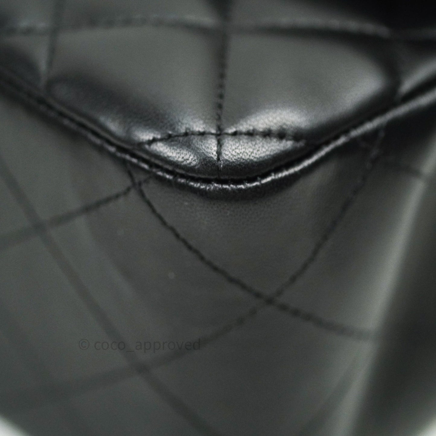 Chanel Jumbo Double Flap Black Lambskin Silver Hardware⁣⁣
