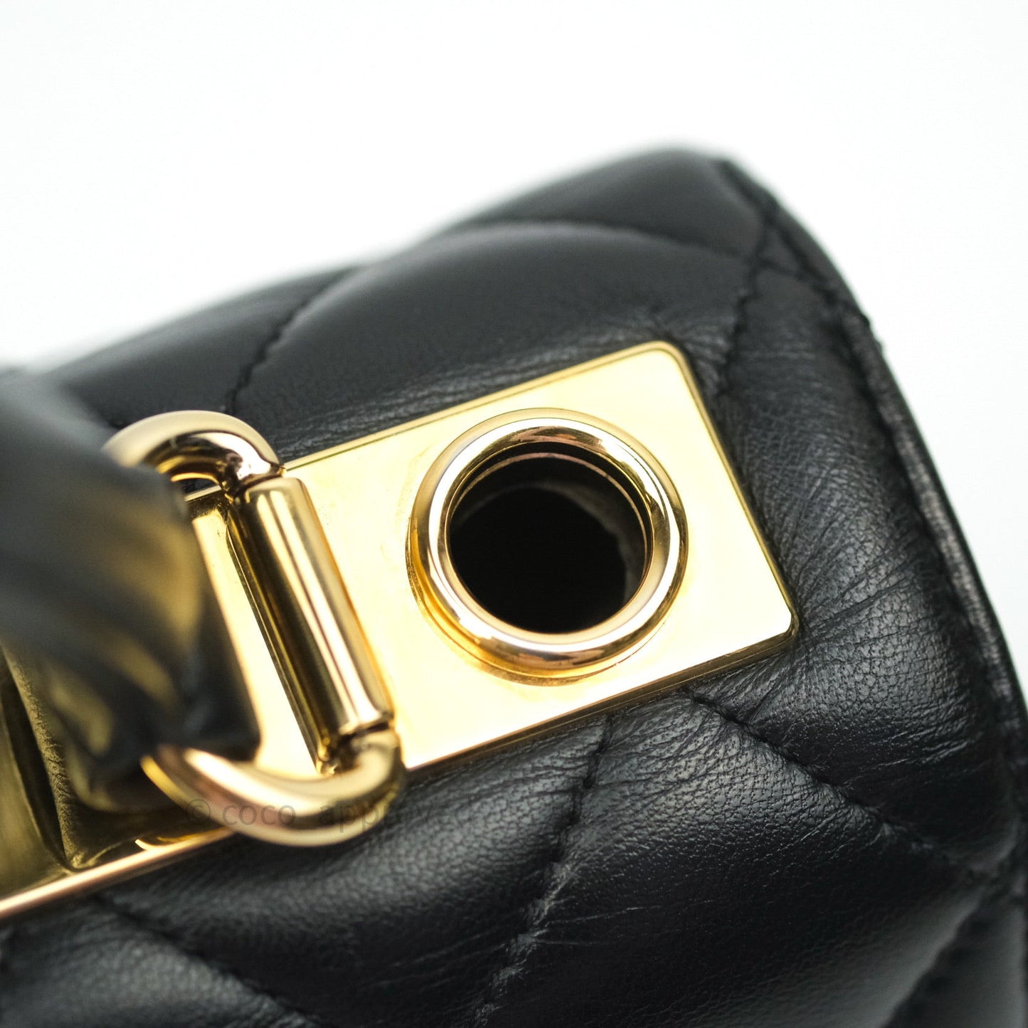 Chanel Trendy CC Small Black Lambskin Gold Hardware