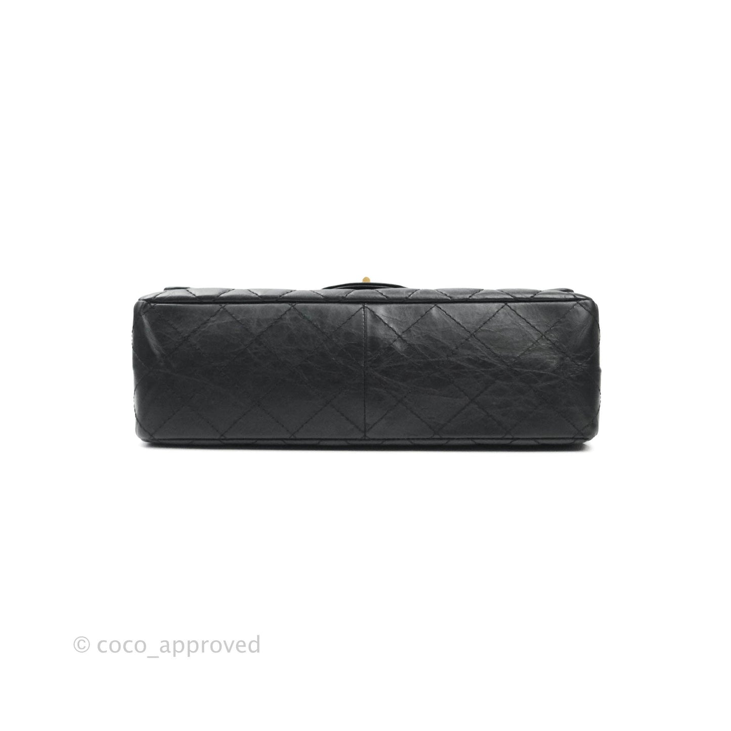 Chanel Reissue Quilted Aged Calfskin Black Aged Gold Hardware 227