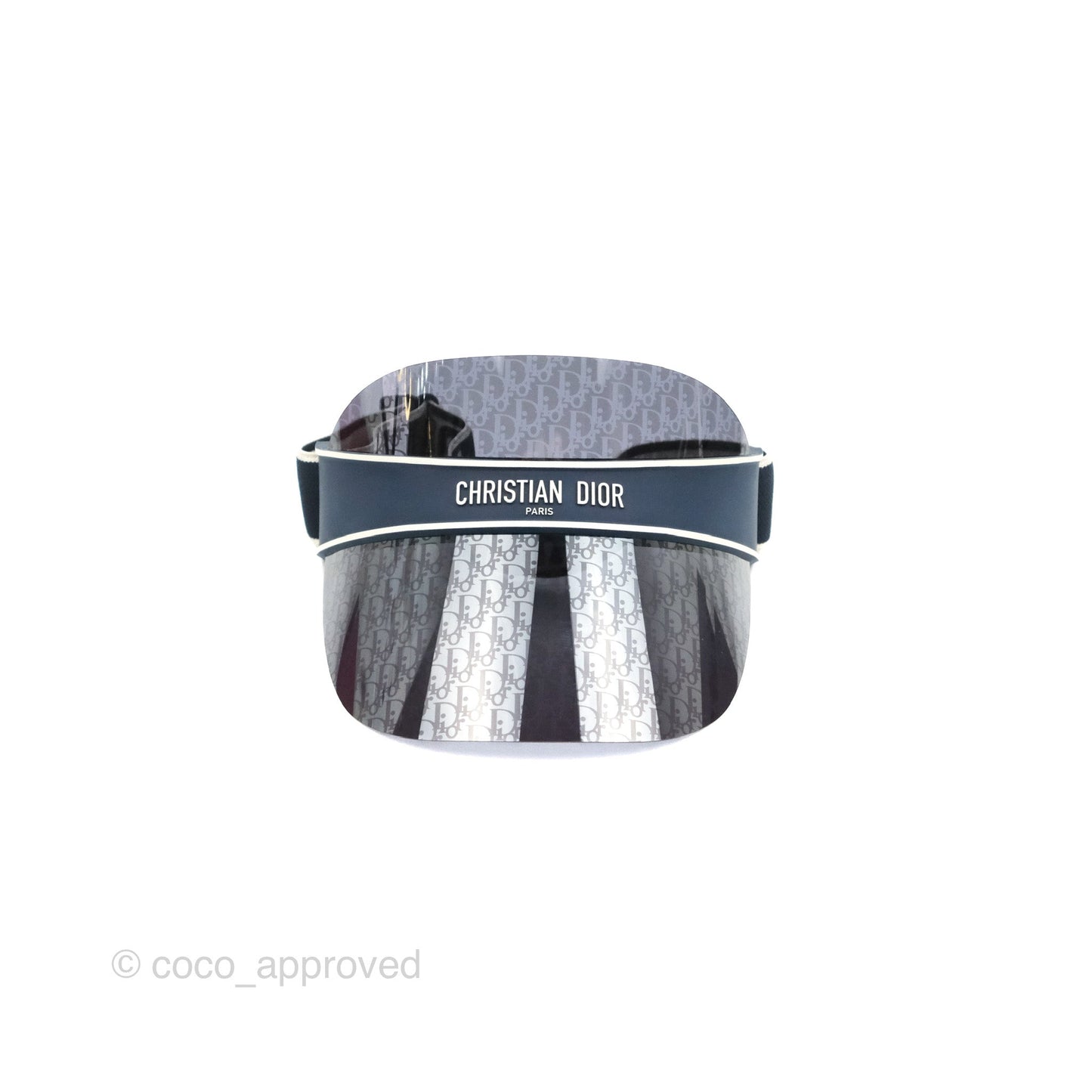 Christian Dior Diorclub V1U Dior Blue Oblique Visor