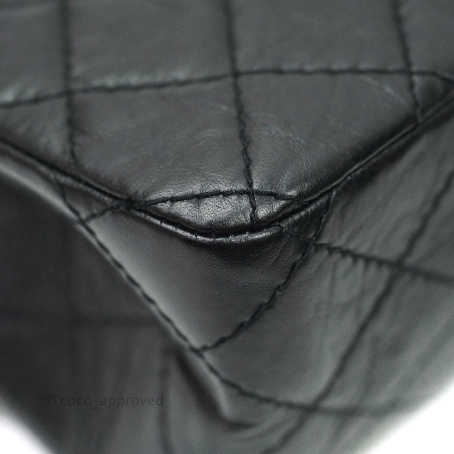 Chanel Reissue Quilted Aged Calfskin Black Ruthenium Hardware 226