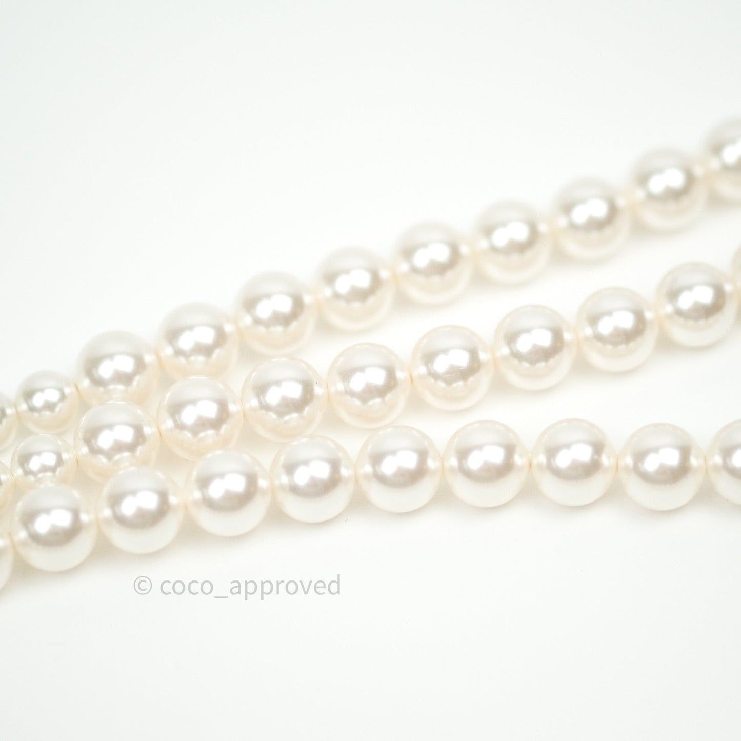 Chanel Long Pearl CC Necklace 19C