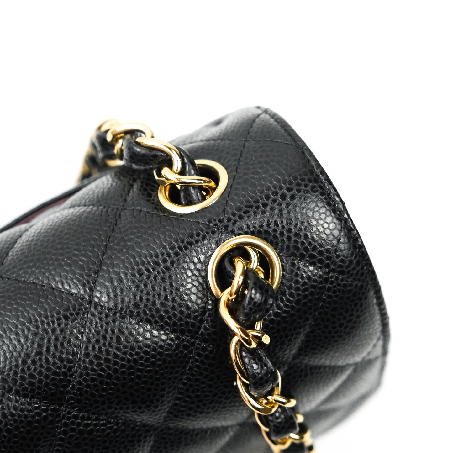 Chanel Jumbo Double Flap Black Caviar Gold Hardware⁣⁣